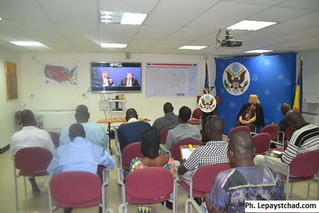 L’Ambassade des Etats-Unis d’Amérique au Tchad explique le scrutin  américain à venir aux journalistes tchadiens