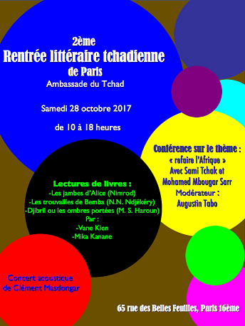 Bientôt la deuxième rentrée littéraire du Tchad à Paris