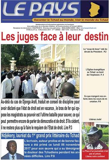 La Une du N°065
