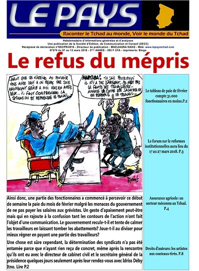 La Une du N°079