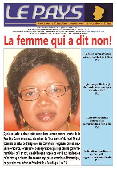 La Une du N°087