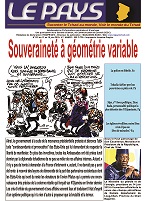 A la Une de votre hebdomadaire no 122 à paraître dans l’après-midi de ce jeudi 13 juin 2019 : 1