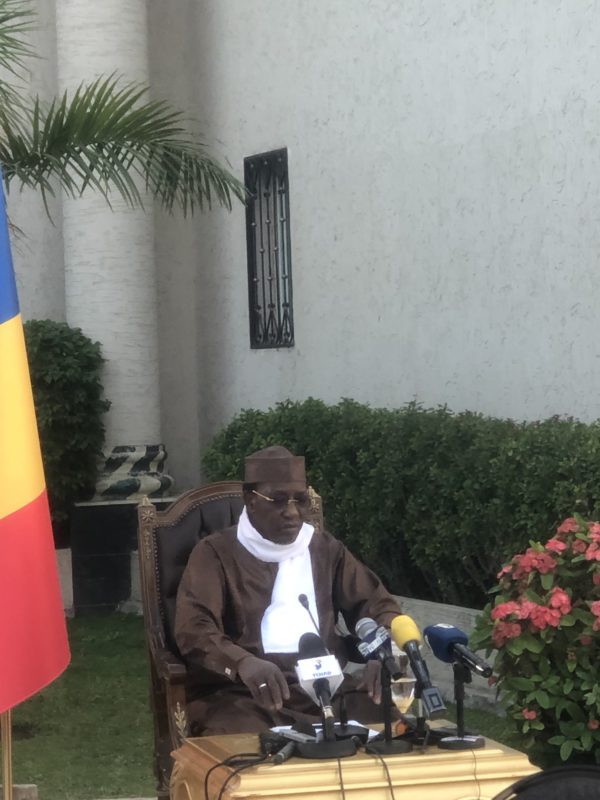 Idriss Deby Itno « moi aussi mes frais de campagne n’ont pas été remboursés »