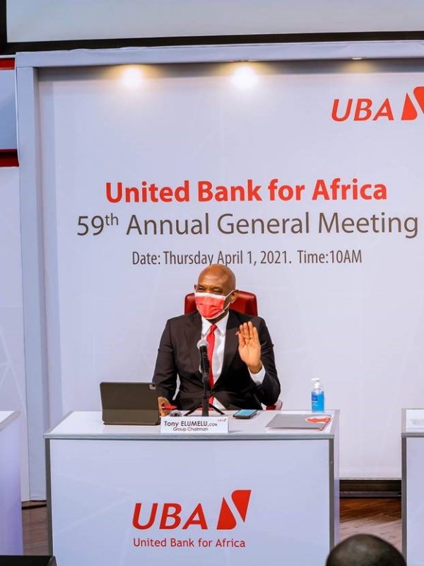 UBA est bien lancée pour tirer parti de la relance économique en 2021, déclare M. Elumelu