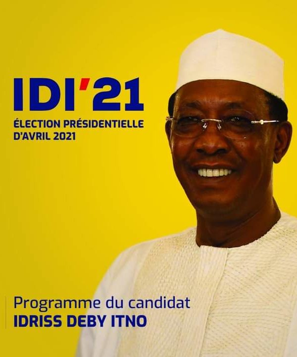 Idriss Deby Itno réélu au premier tour avec 79,32 % de voix