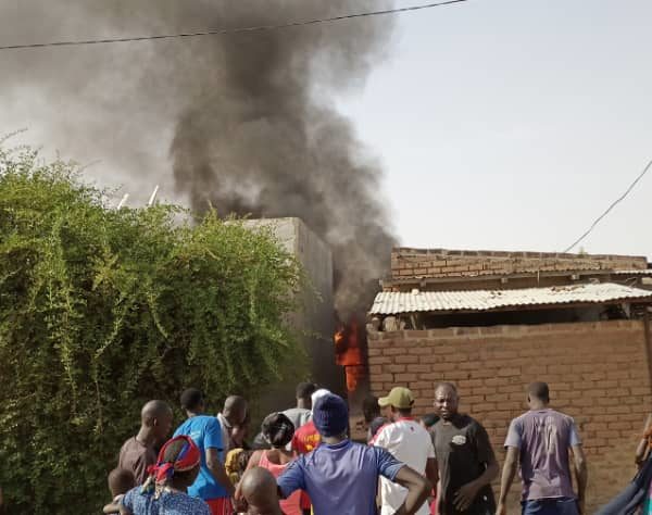 Un incendie dans une maison Chagoua