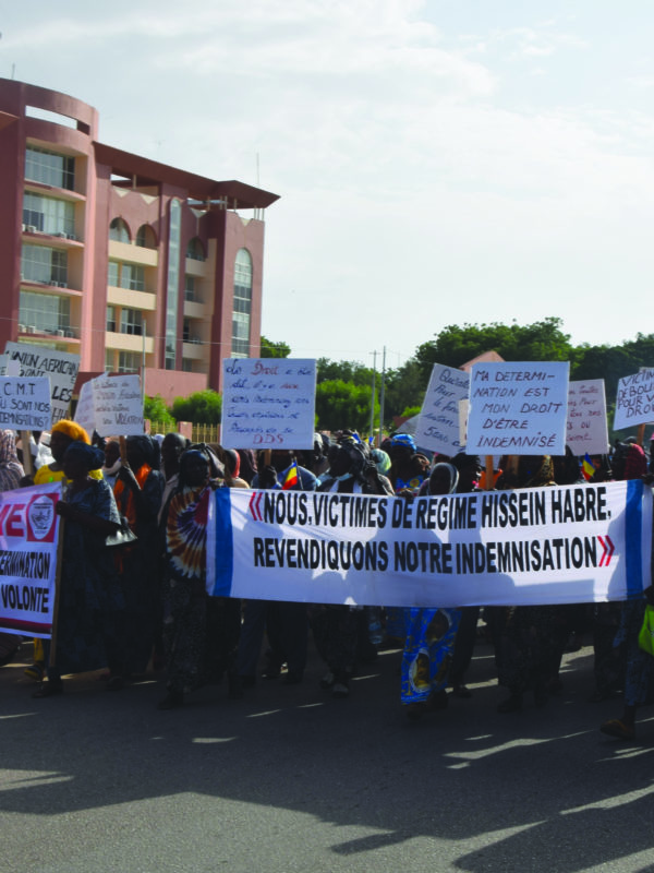 Marche des victimes des crimes et répressions du Régime Hissein Habré