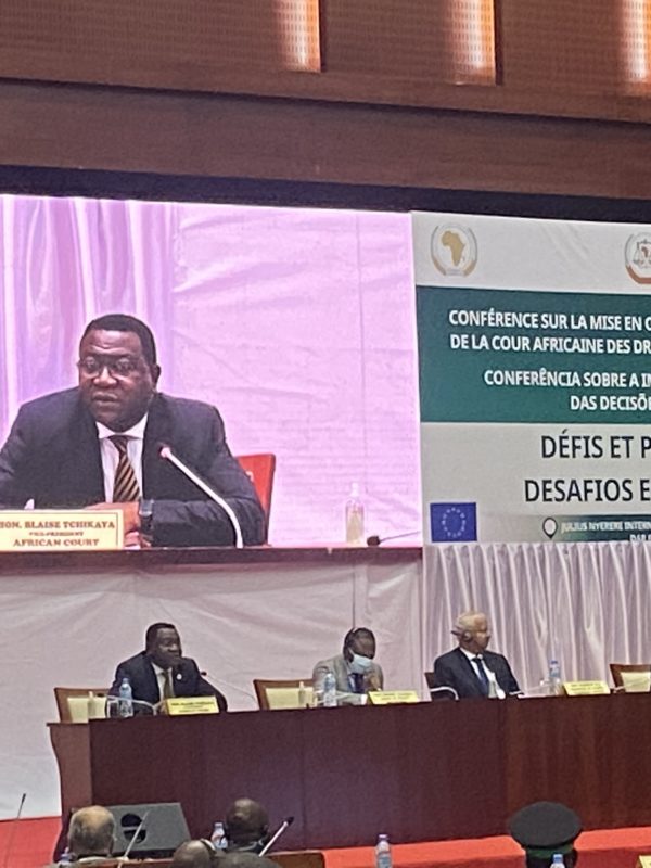 L’état de la mise en oeuvre des décisions de la cour africaine des droits de l’homme et des peuples à l’examen