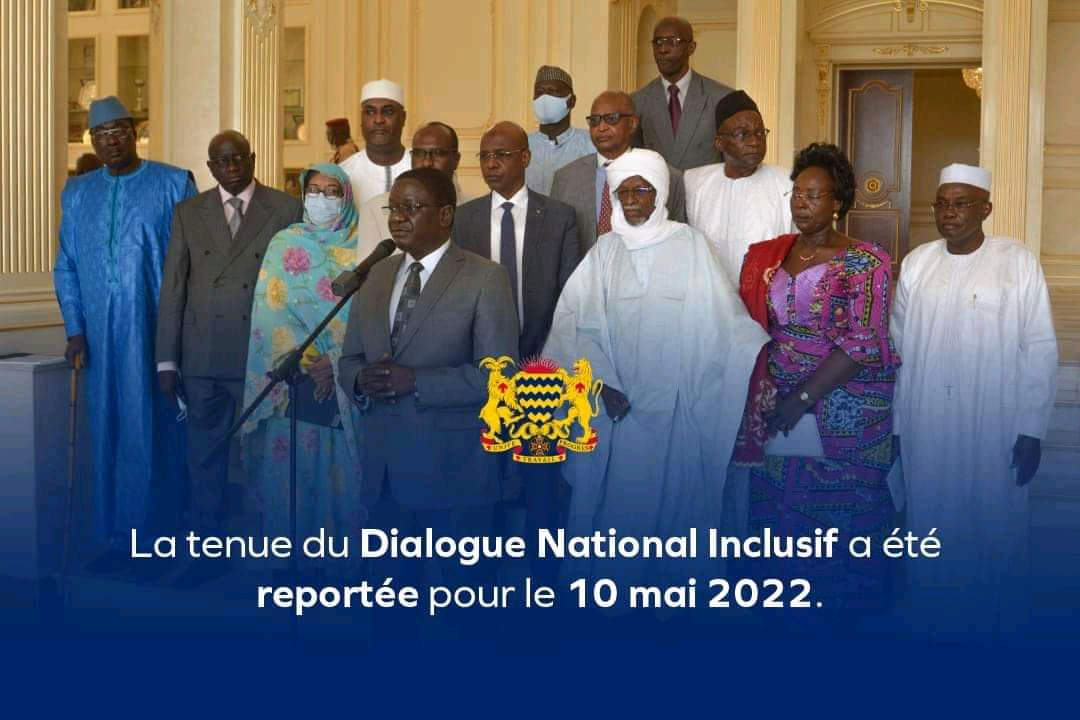 Le dialogue national inclusif reporté au 10 mai 2022 1