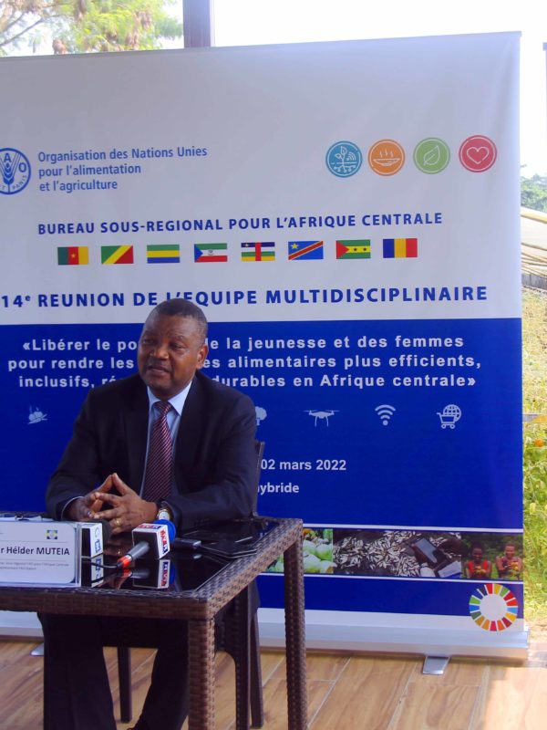 La 14ème réunion du bureau sous-régional de la Fao pour l’Afrique centrale se tiendra du 28 février au 2 mars