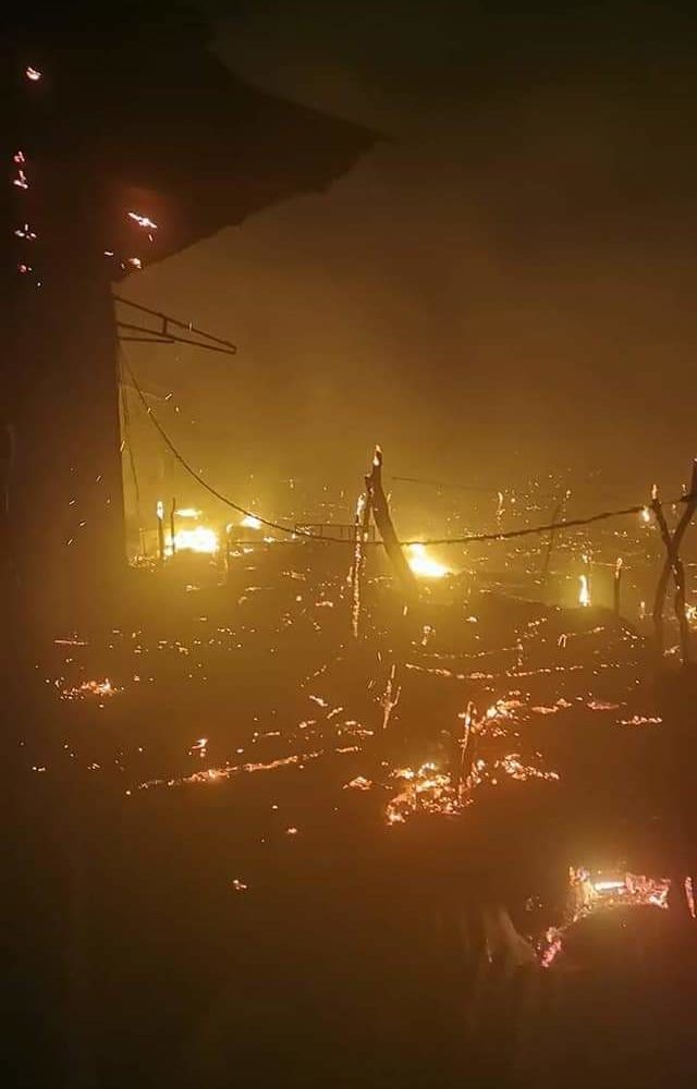 Le marché central d'Abéché en feu 1