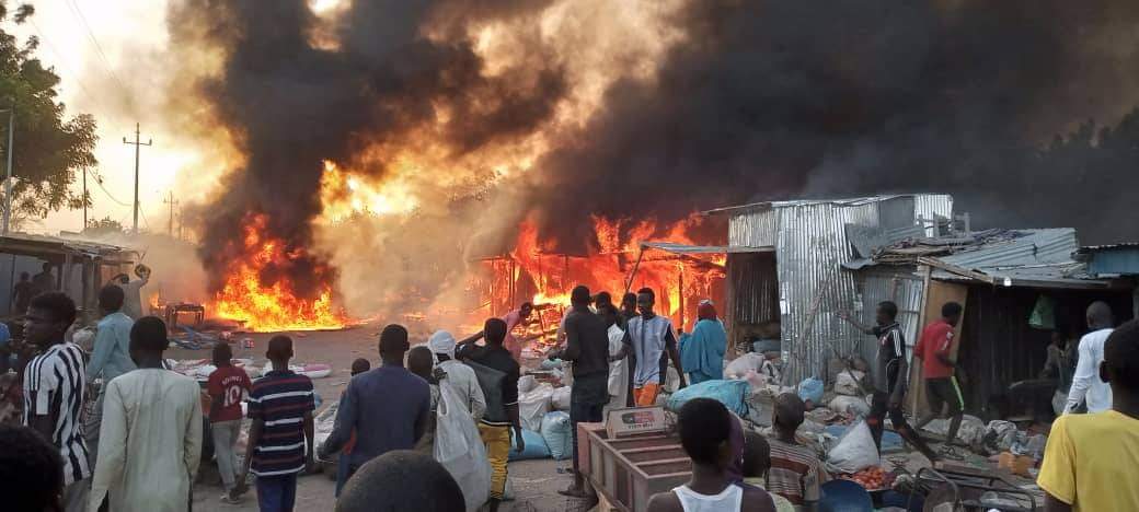 Une partie du marché Djougoulié a pris feu  1