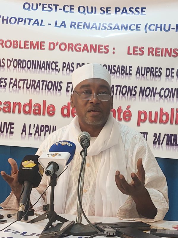 Accusation de mauvaises pratiques au Chu-R : Mahamat Nour Abakar contre-attaque