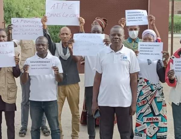 Manifestation des journalistes de l’Atpe