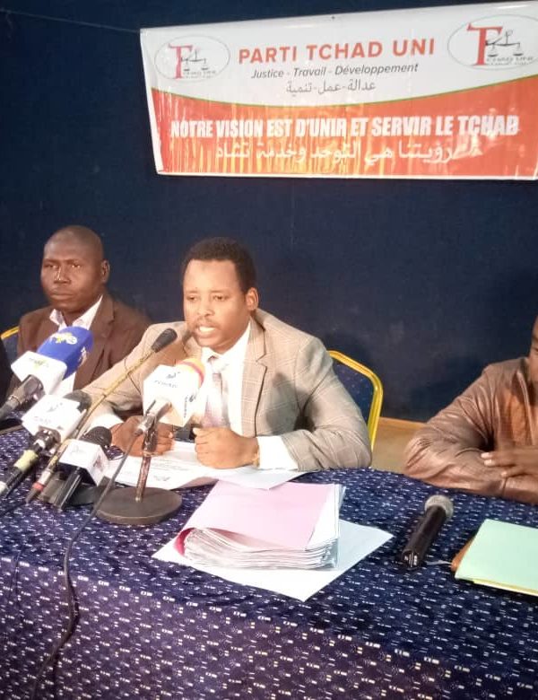 Le parti Tchad uni ne participera pas au prochain dialogue national inclusif