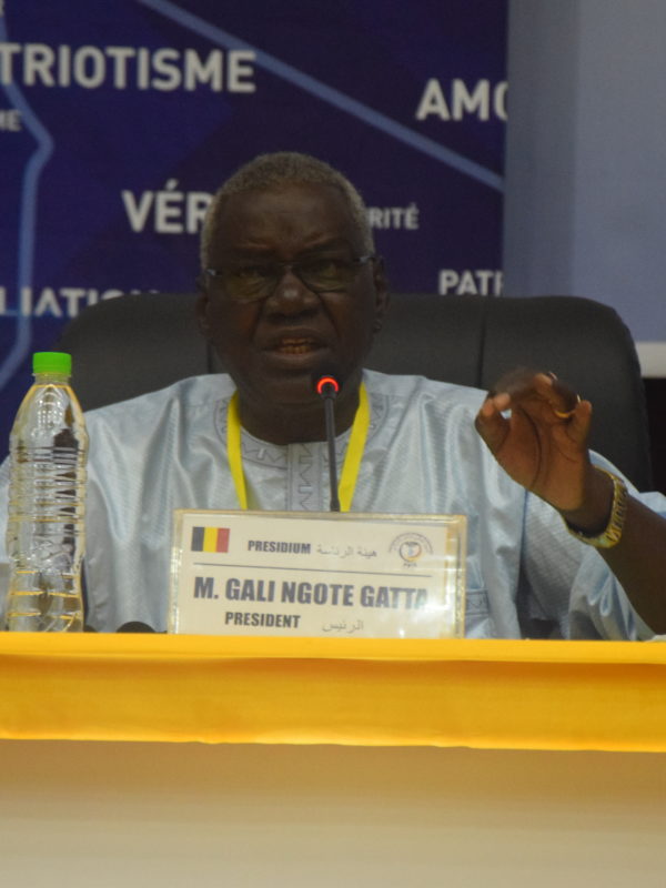 Gali Ngoté Gatta présente ses excuses aux journalistes
