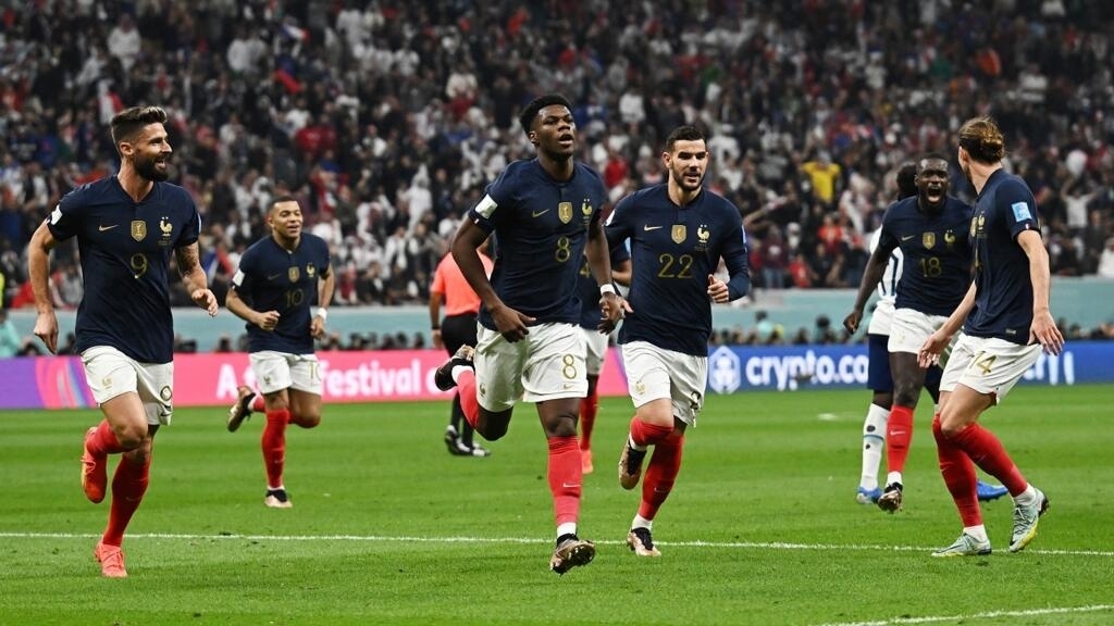 La France mène le Maroc 1-0 à la mi-temps 1
