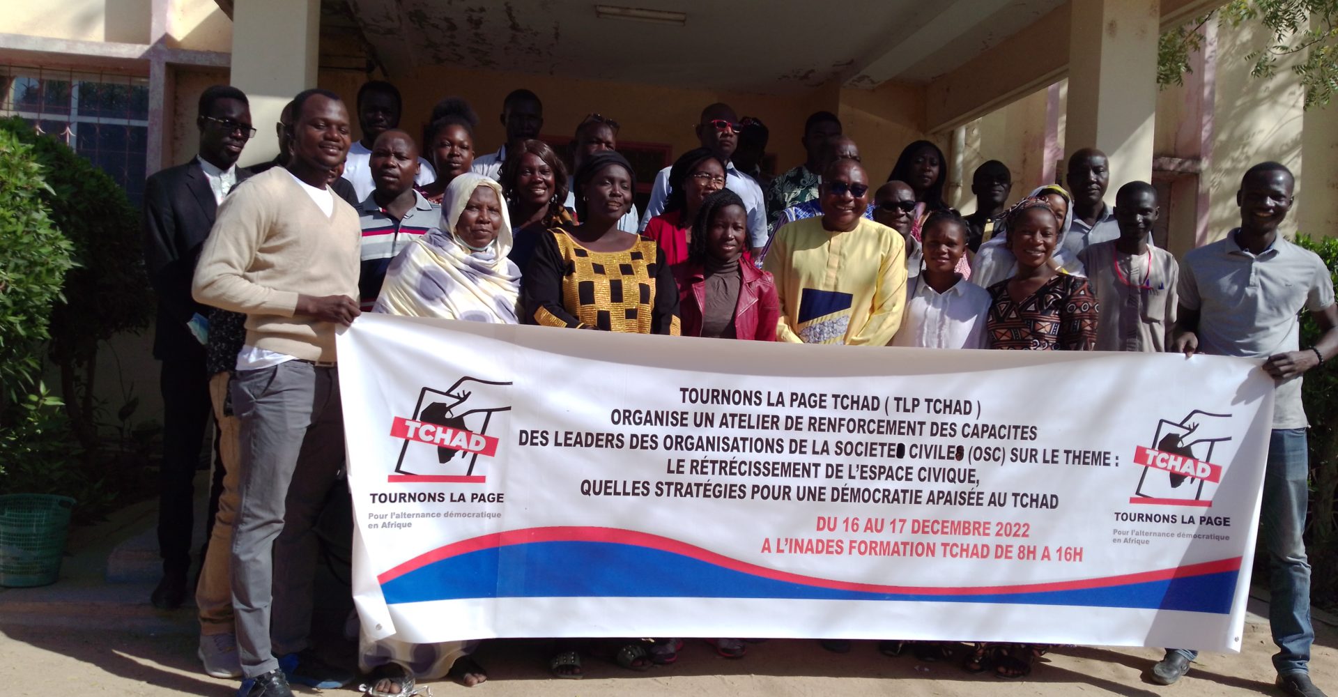 Tournons la page Tchad organise un atelier de formation des acteurs société civile, sur les restrictions de l'espace civique 1