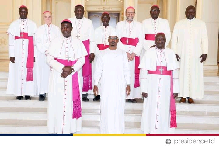 Les évêques du Tchad reçus à la présidence 1