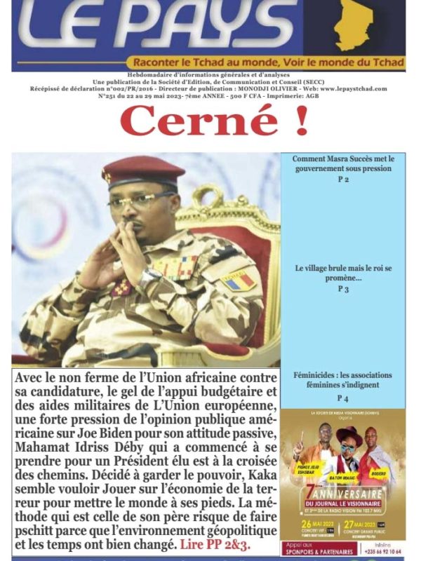 La Une de votre hebdomadaire n° 251