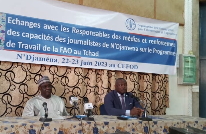 La Fao échange avec les Hommes des médias sur ses programmes de travail au Tchad 1