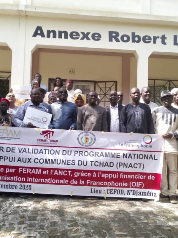 Vers une validation du programme national d’appui aux communes du Tchad