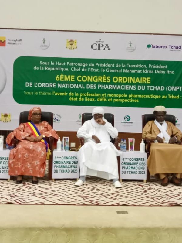L’ordre national des pharmaciens du Tchad tient son 6ème  congrès ordinaire
