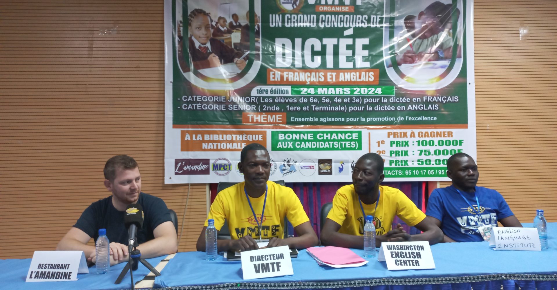 Tchad: Vmtf organise un  grand concours de dictée 1