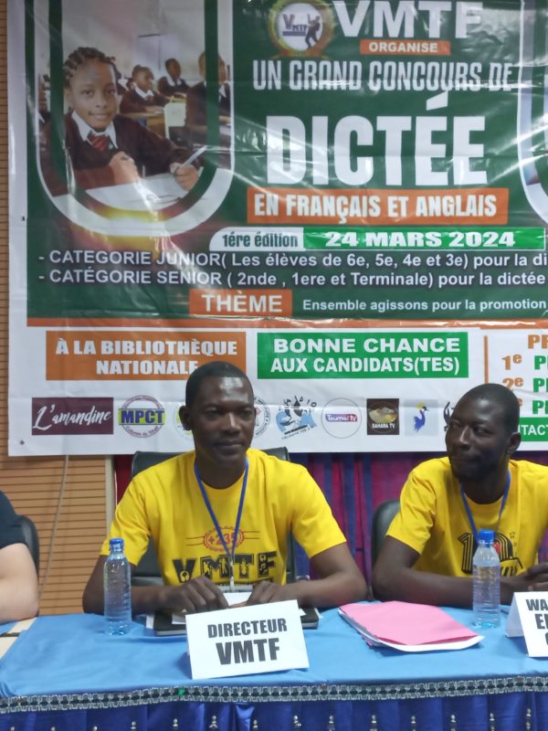 Tchad: Vmtf organise un  grand concours de dictée
