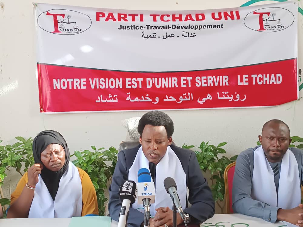 Le parti Tchad Uni ne présentera pas un candidat à la présidentielle du 6 mai 2024 1