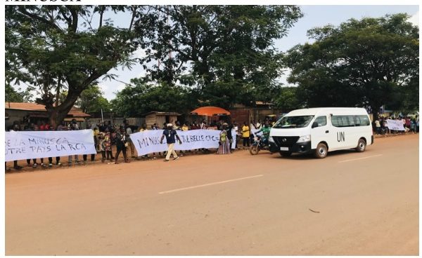 Les Centrafricains ont manifesté leur colère contre la Minusca