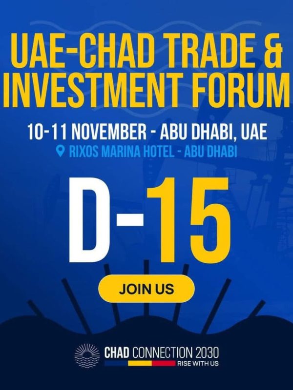 15 jours avant le grand rendez-vous économique Tchad–Émirats arabes unis