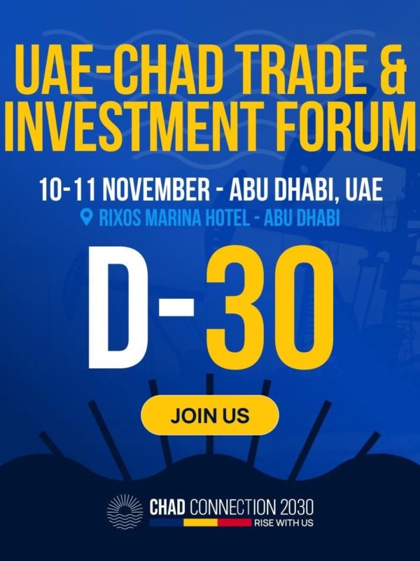 30 Days to the UAE–Chad Trade & Investment Forum!