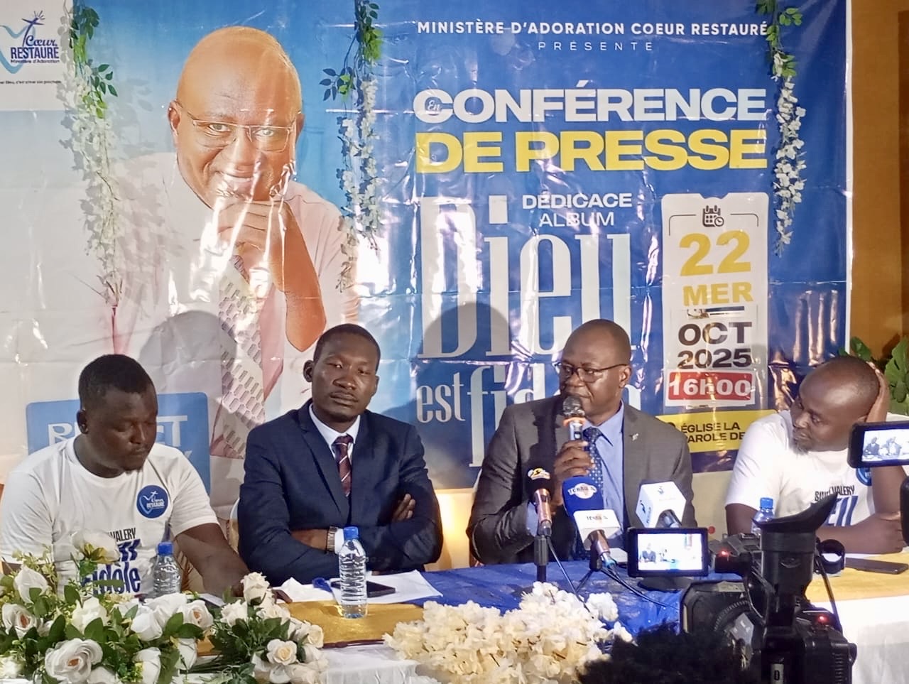 Le chantre Bindet Valery dévoile son deuxième album, "Dieu est fidèle" 1