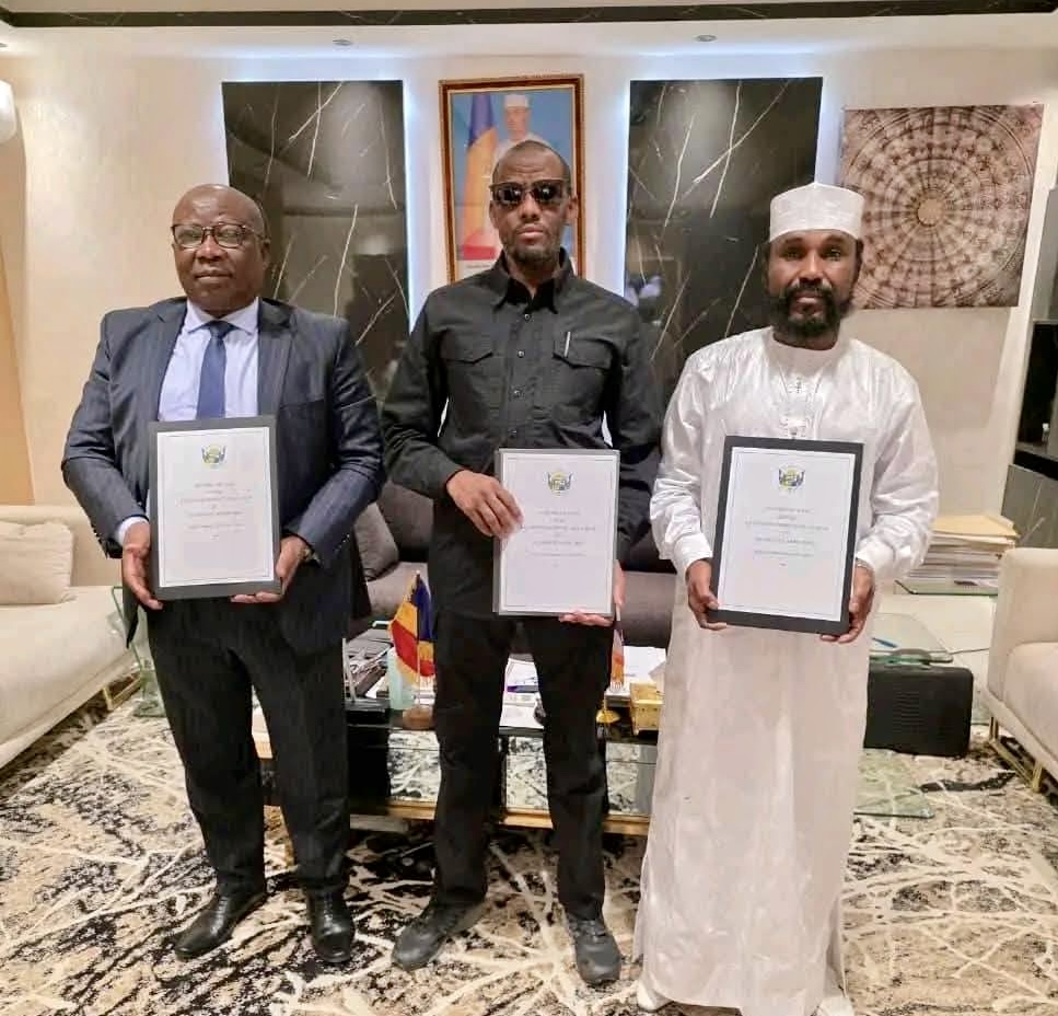 RCA : Signature d'un accord de paix  entre le gouvernement et le MPC  à N'Djamena 1