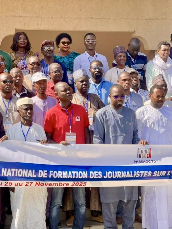 Tchad : L’INSEED forme des journalistes aux techniques d’analyse et de diffusion des données statistiques