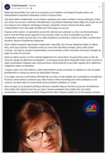 FAUX : Le président tchadien n’a pas mis fin à la mission d’un médecin français 1