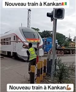 FAUX : Cette vidéo ne montre pas un train à Kankan en Guinée 2