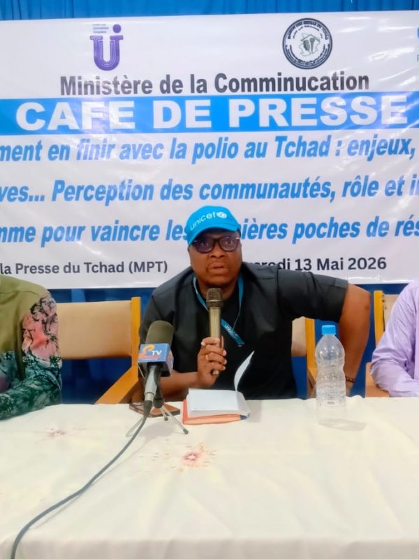 Unicef Tchad présente  la situation de la vaccination et la lutte contre la poliomyélite