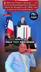 FAUX, Emmanuel Macron n'a pas menacé les dirigeants de l'AES ni revendiqué être « le pilier du développement africain » 1