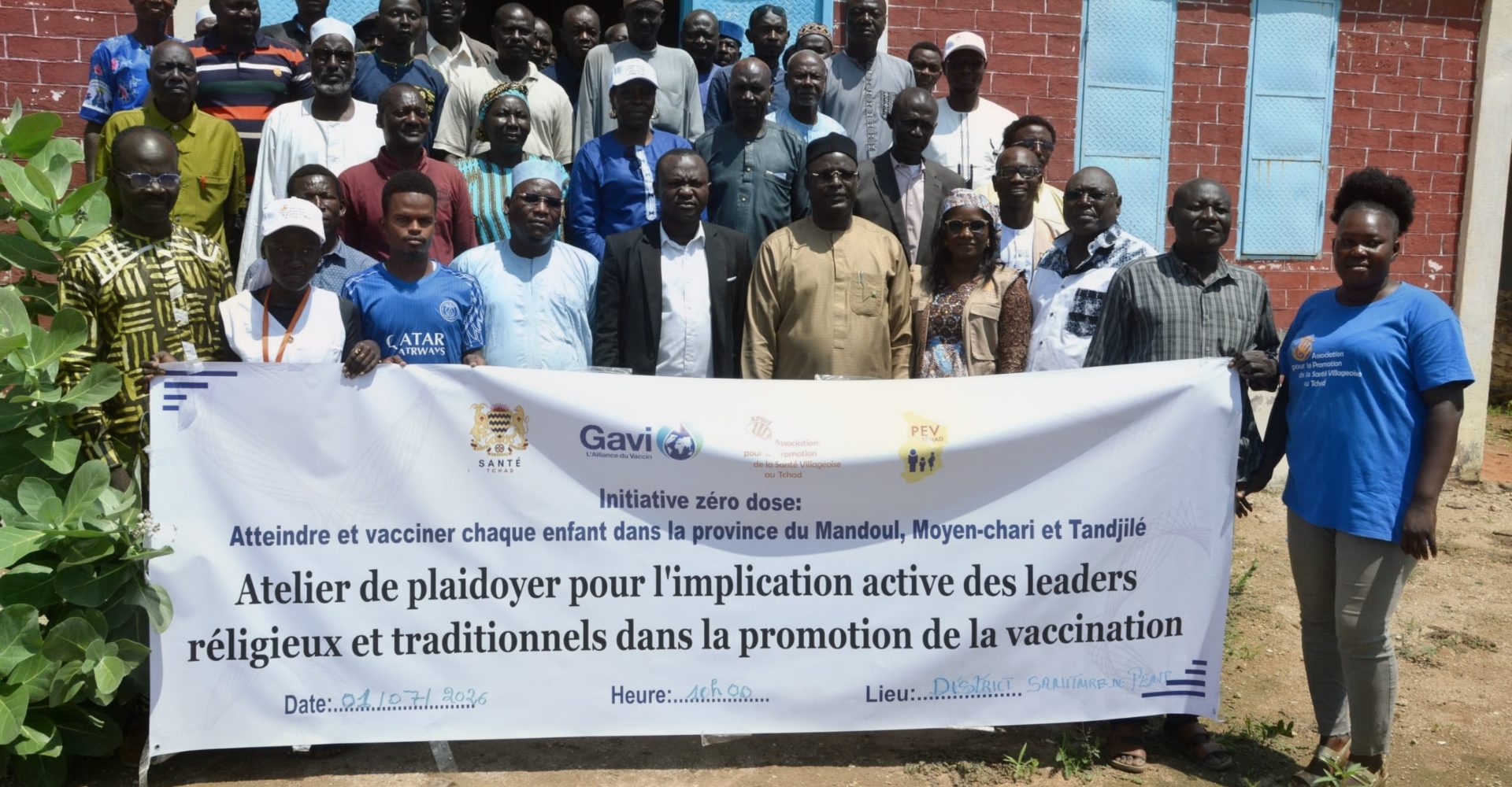 Mandoul : les leaders religieux et traditionnels mobilisés pour promouvoir la vaccination des enfants 1 Mandoul : les leaders religieux et traditionnels mobilisés pour promouvoir la vaccination des enfants 1