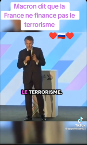 MANIPULÉE : Cette vidéo du président Macron parlant du financement du terrorisme au Sahel est truquée 2 MANIPULÉE : Cette vidéo du président Macron parlant du financement du terrorisme au Sahel est truquée 2