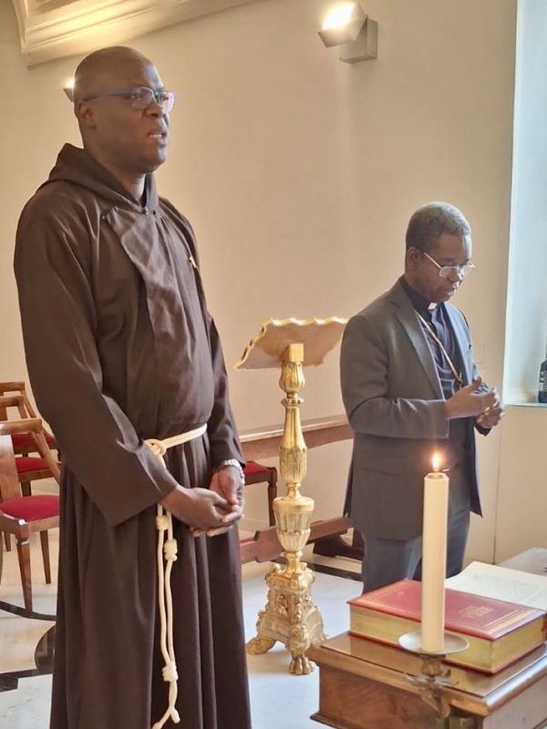 ROME : Mgr Jean Miguina professe sa foi avant de prendre ses fonctions à la tête du diocèse de Sarh