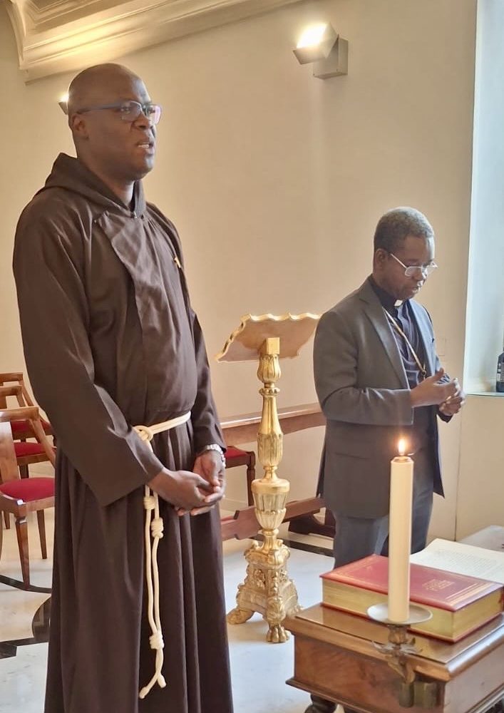 ROME : Mgr Jean Miguina professe sa foi avant de prendre ses fonctions à la tête du diocèse de Sarh 1