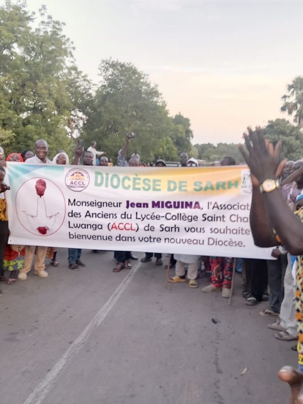 Diocèse de Sarh : Monseigneur Jean Miguina accueilli par les fidèles