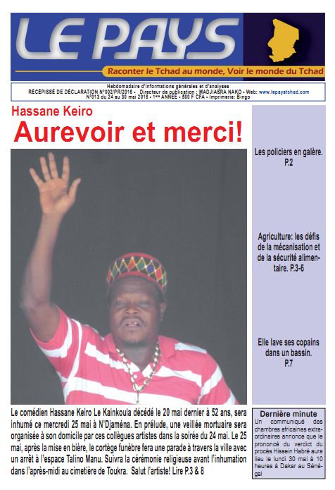 La Une du N° 013