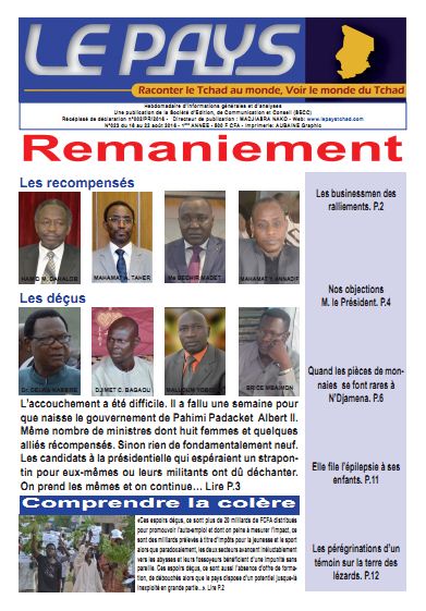A la Une du N°023