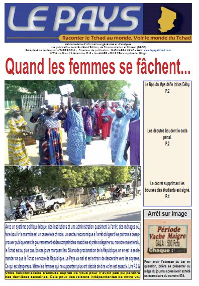 La Une du N°34