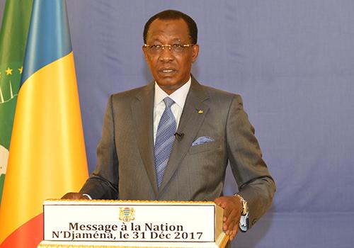Message de son Excellence le Président de la République du Tchad, à l’occasion des vœux du nouvel an 2018