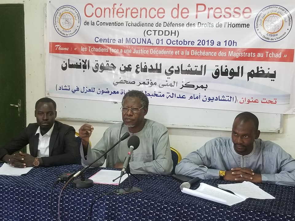La Ctddh se préoccupe de la déconfiture du système judiciaire Tchadien 1